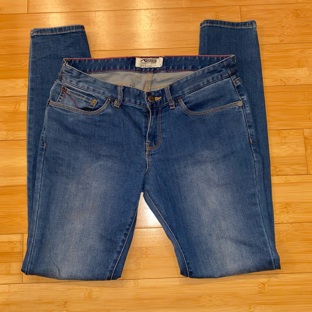 Mountian KHAKIS Classic Fit Blue Jeans Size 4